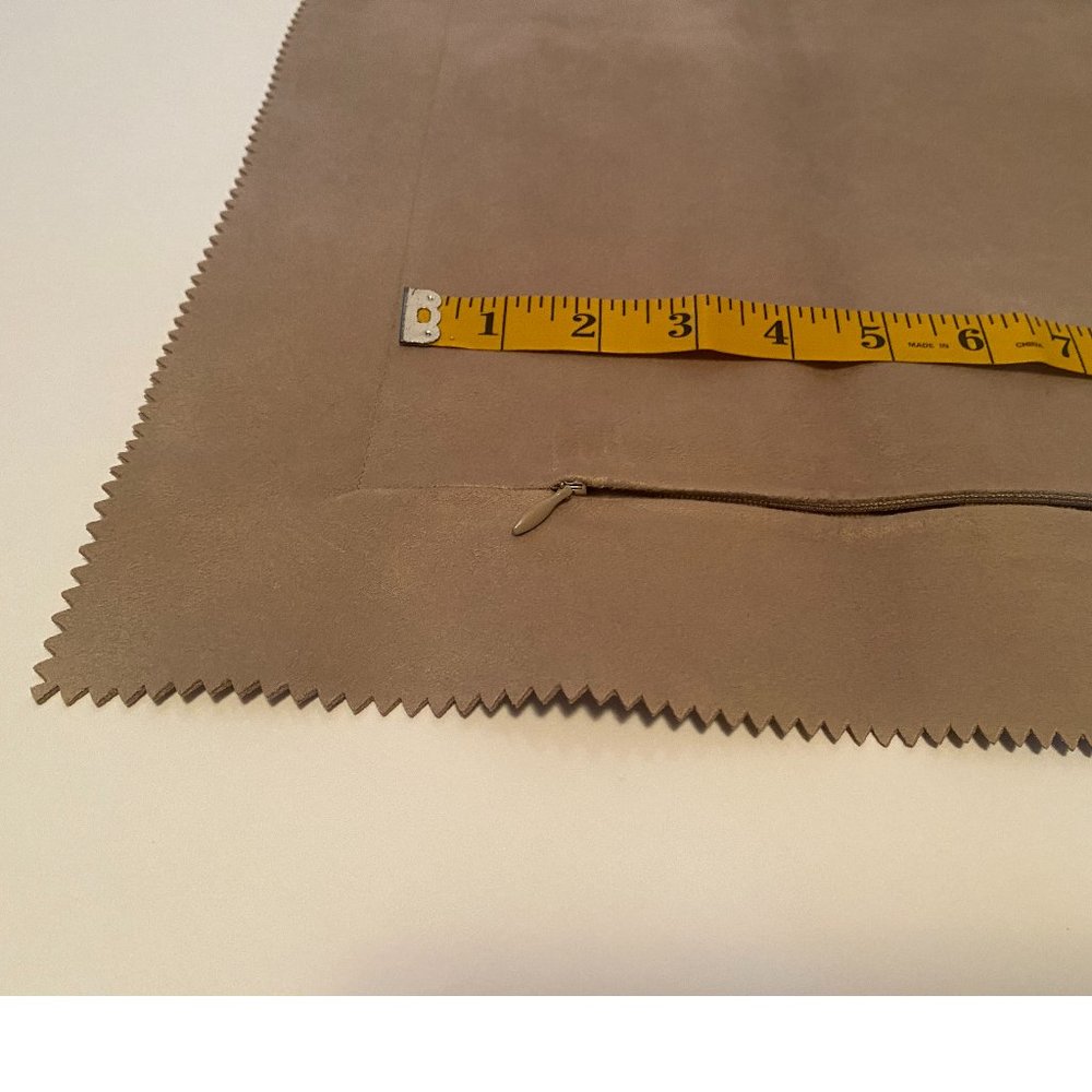 European square ultra suede pillow sham